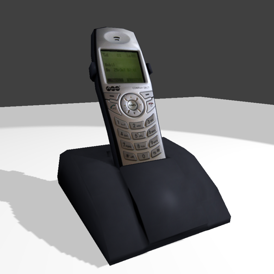 Low-Poly office phone by DennisH2010