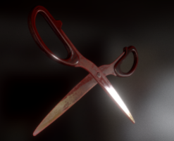 Scissors Bloody
