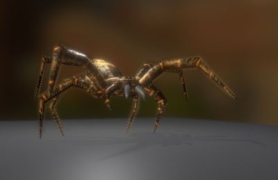 Low-Poly Spider Game-Ready